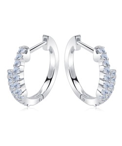 Silver Hoop Earring HO-2637